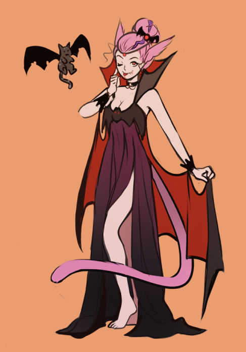 Vampire Alothia for Halloween