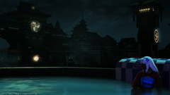 Admiring Even the Night of Kugane