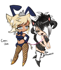 Carrie Dare and Exi Nawhego