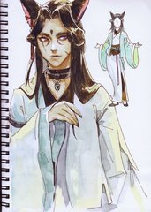 Aoki Ritsuka Study by Claparo